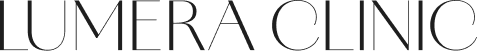 Czarny napis LUMERA CLINIC